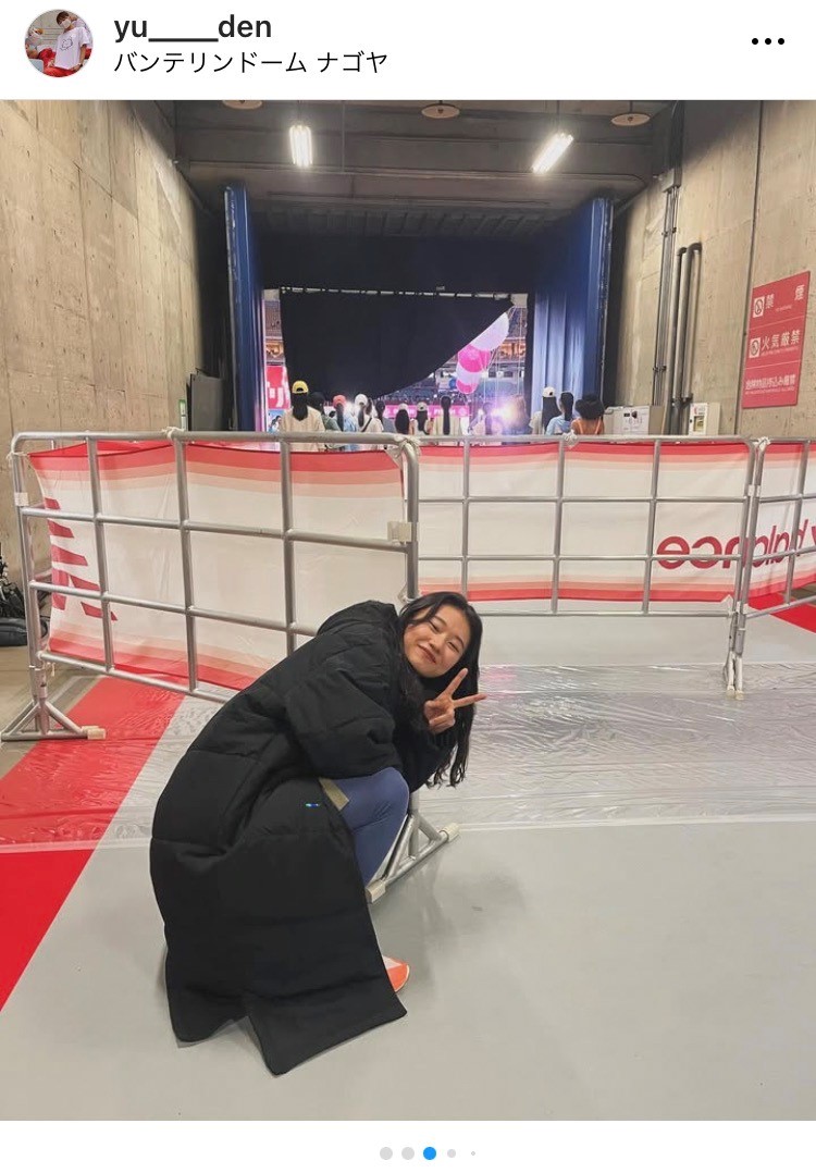 田中佑美のインスタグラムから（画像はスクリーンショット）
