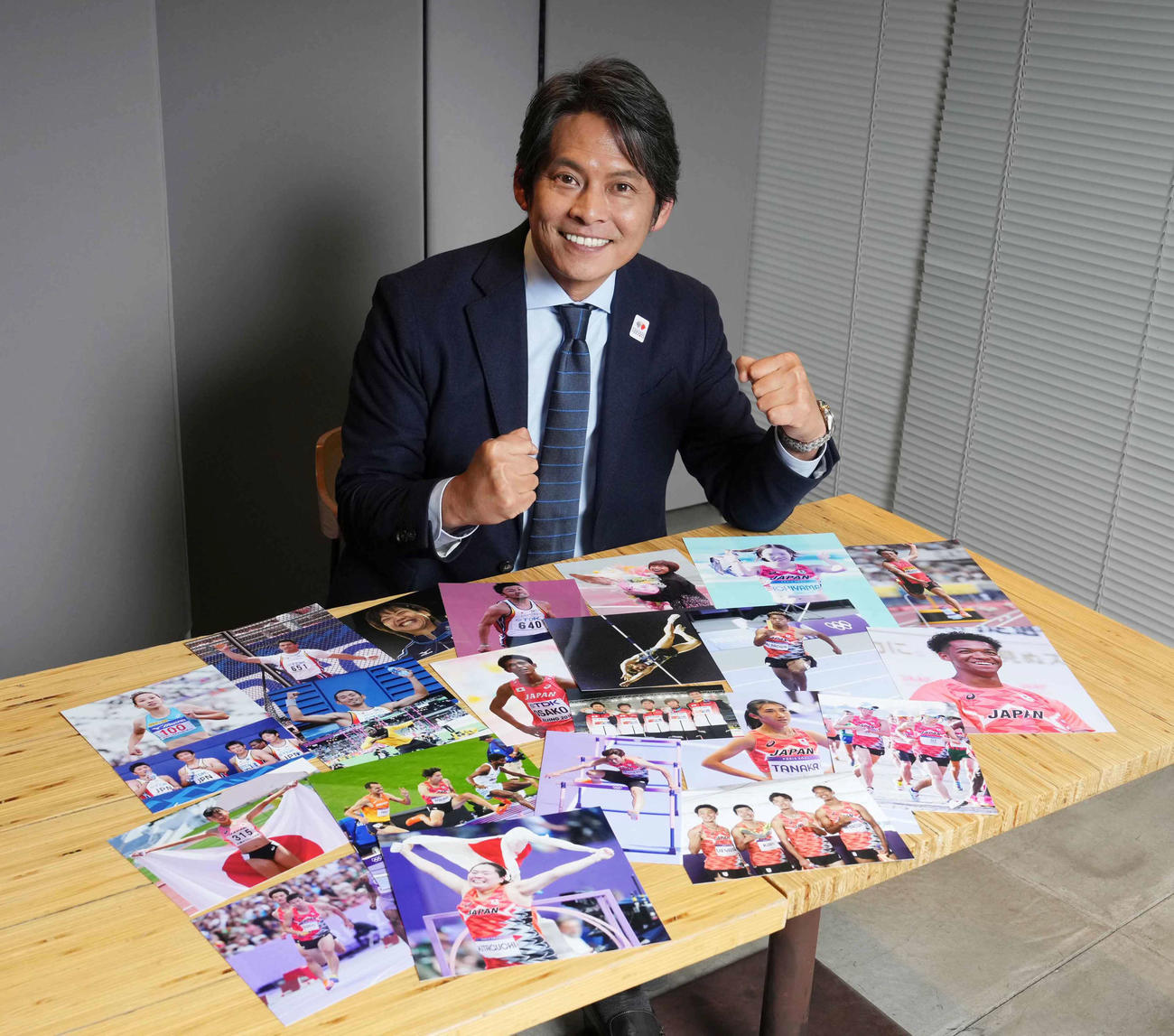 東京2025世界陸上スペシャルアンバサダーを務める織田裕二＝2025年2月6日（撮影・小沢裕）