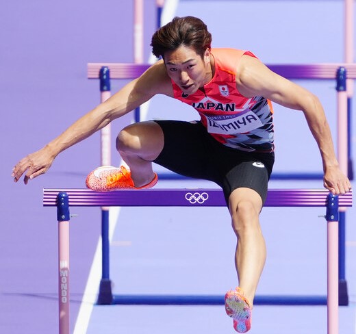 陸上男子の泉谷駿介（2024年8月撮影）