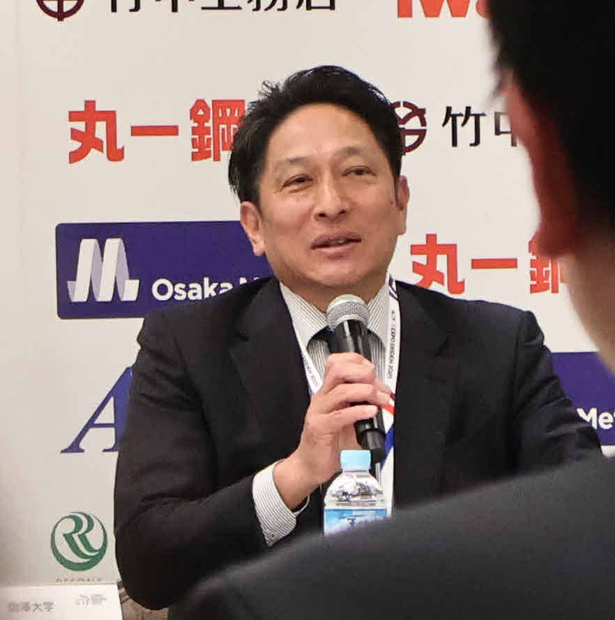 記者会見に出席した青学大の原晋監督（撮影・竹本穂乃加）＝2025年3月15日、大阪市内