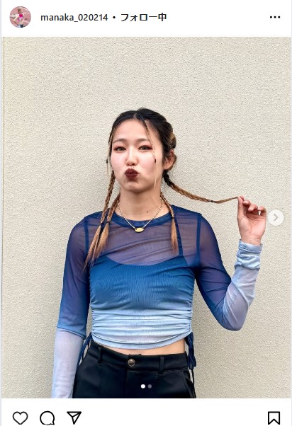 三浦愛華のインスタグラムから