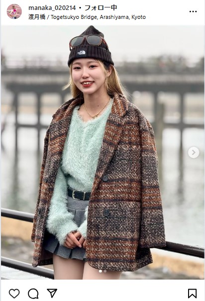三浦愛華のインスタグラムから