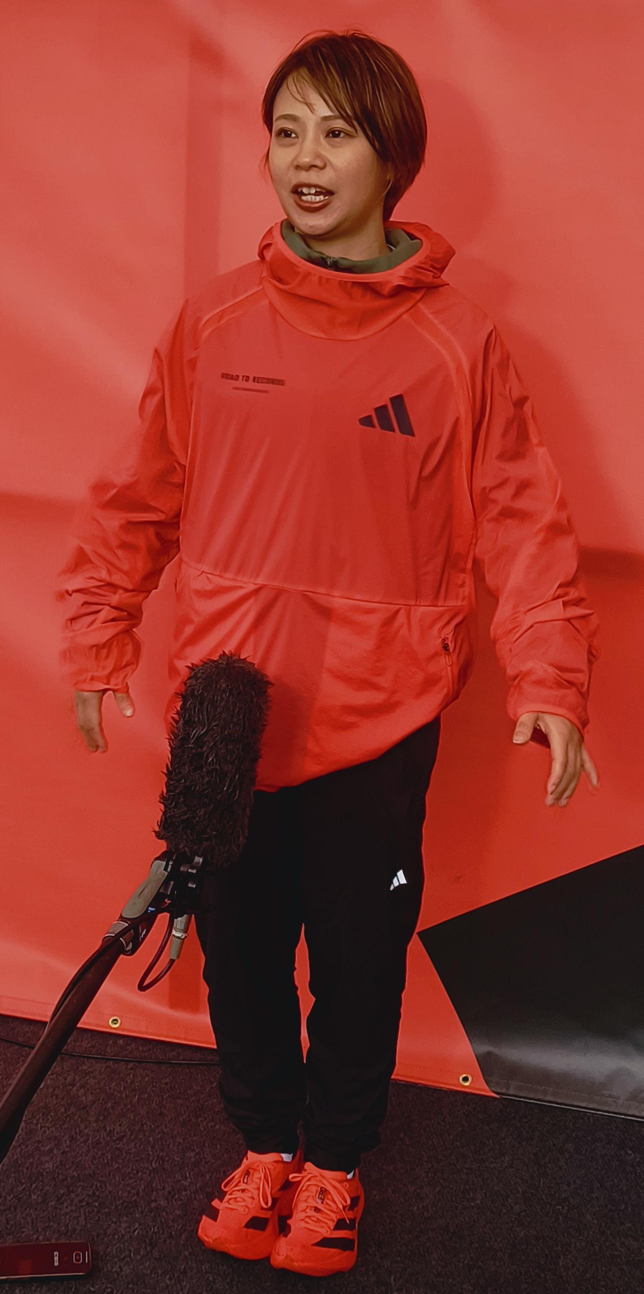 都内で開催された「ADIDAS TOKYO CITY RUN 2025」にゲスト参加した高木菜那さん