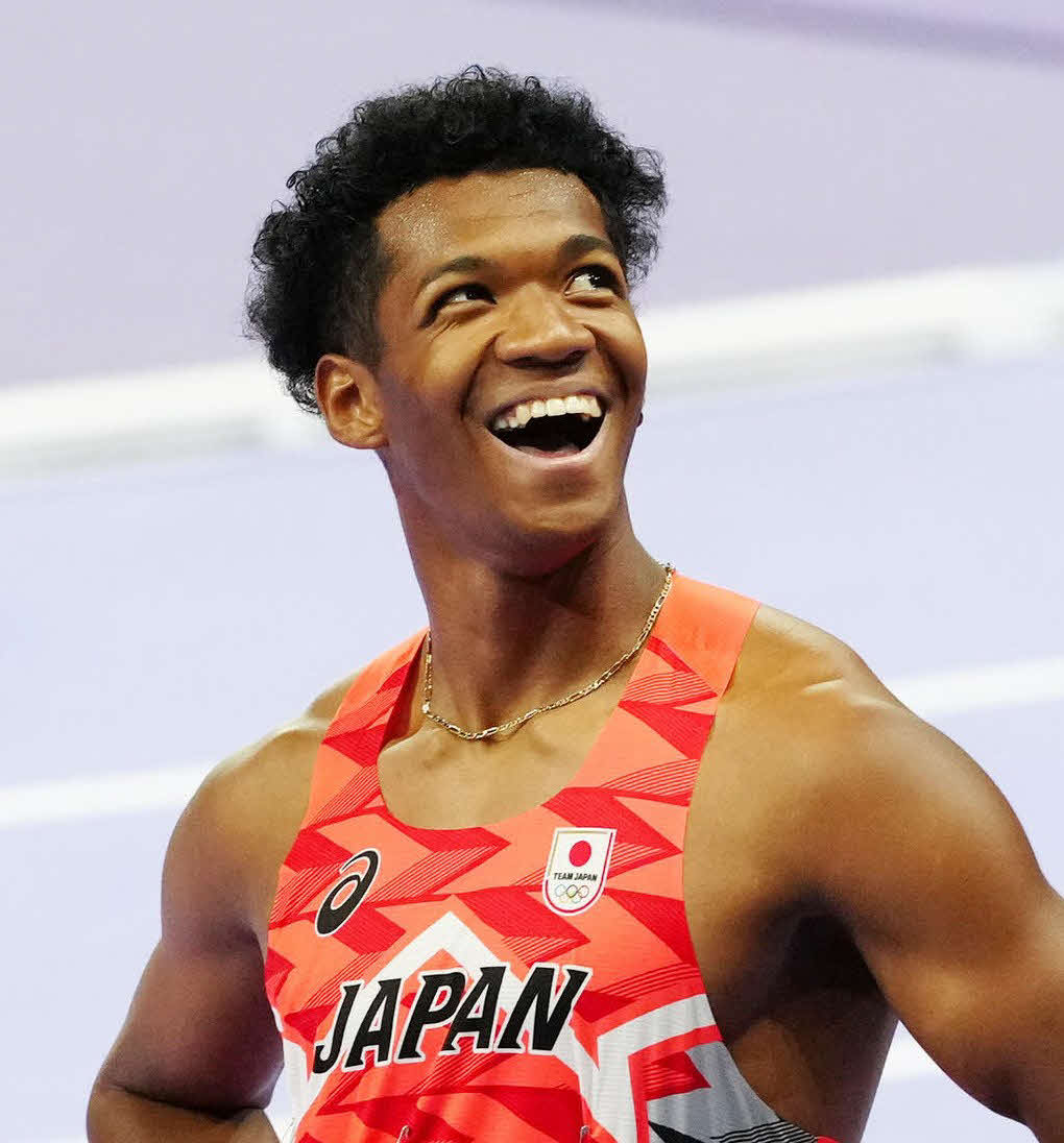 陸上男子110メートル障害の村竹ラシッド（2024年8月撮影）