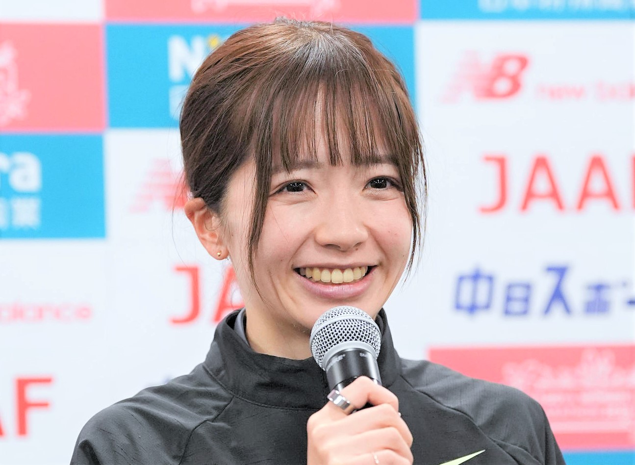 陸上女子長距離の佐藤早也伽（2025年3月撮影）