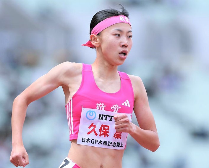 陸上女子中距離の久保凛（2025年5月撮影）