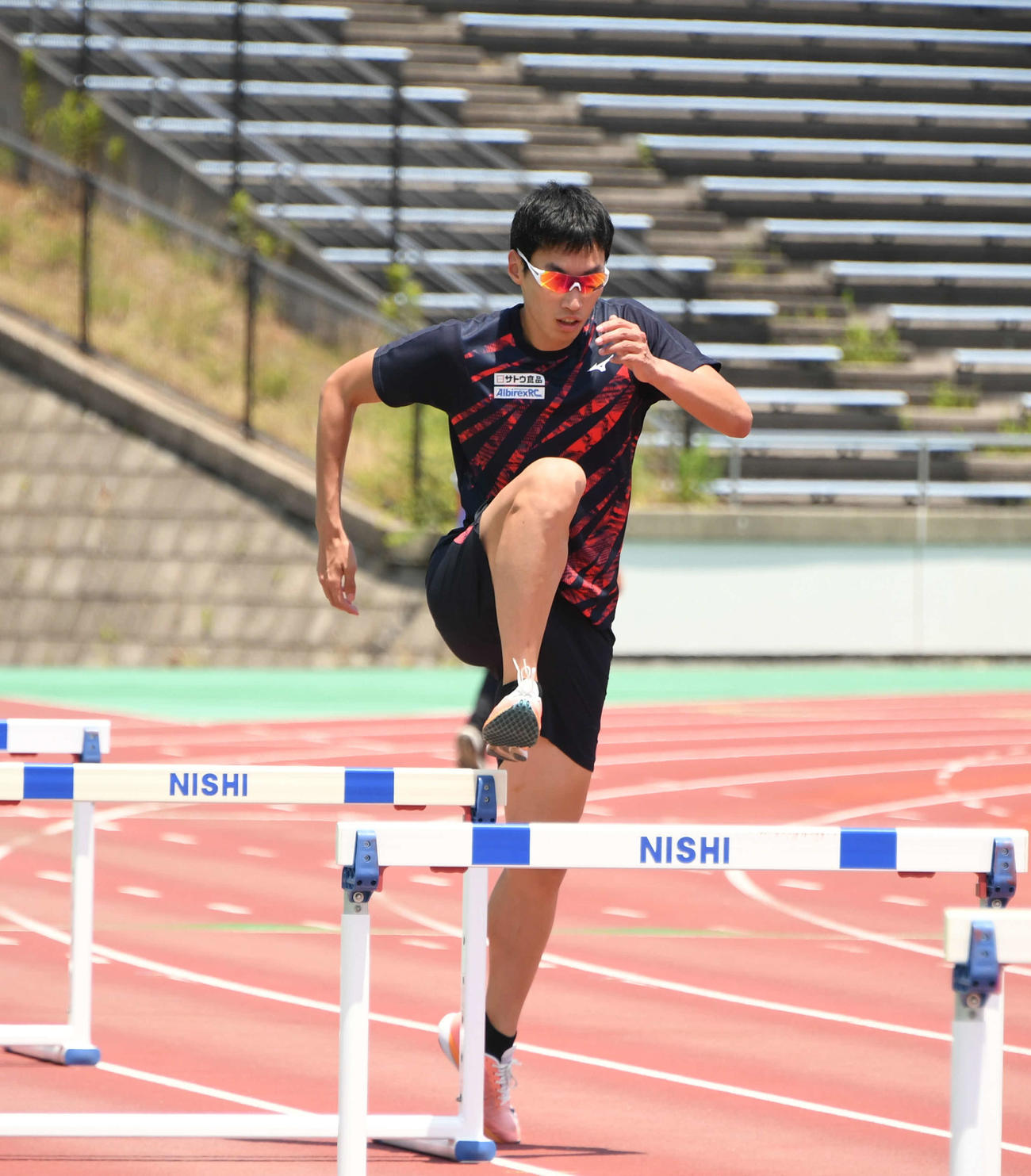 日本選手権に向けて調整する町