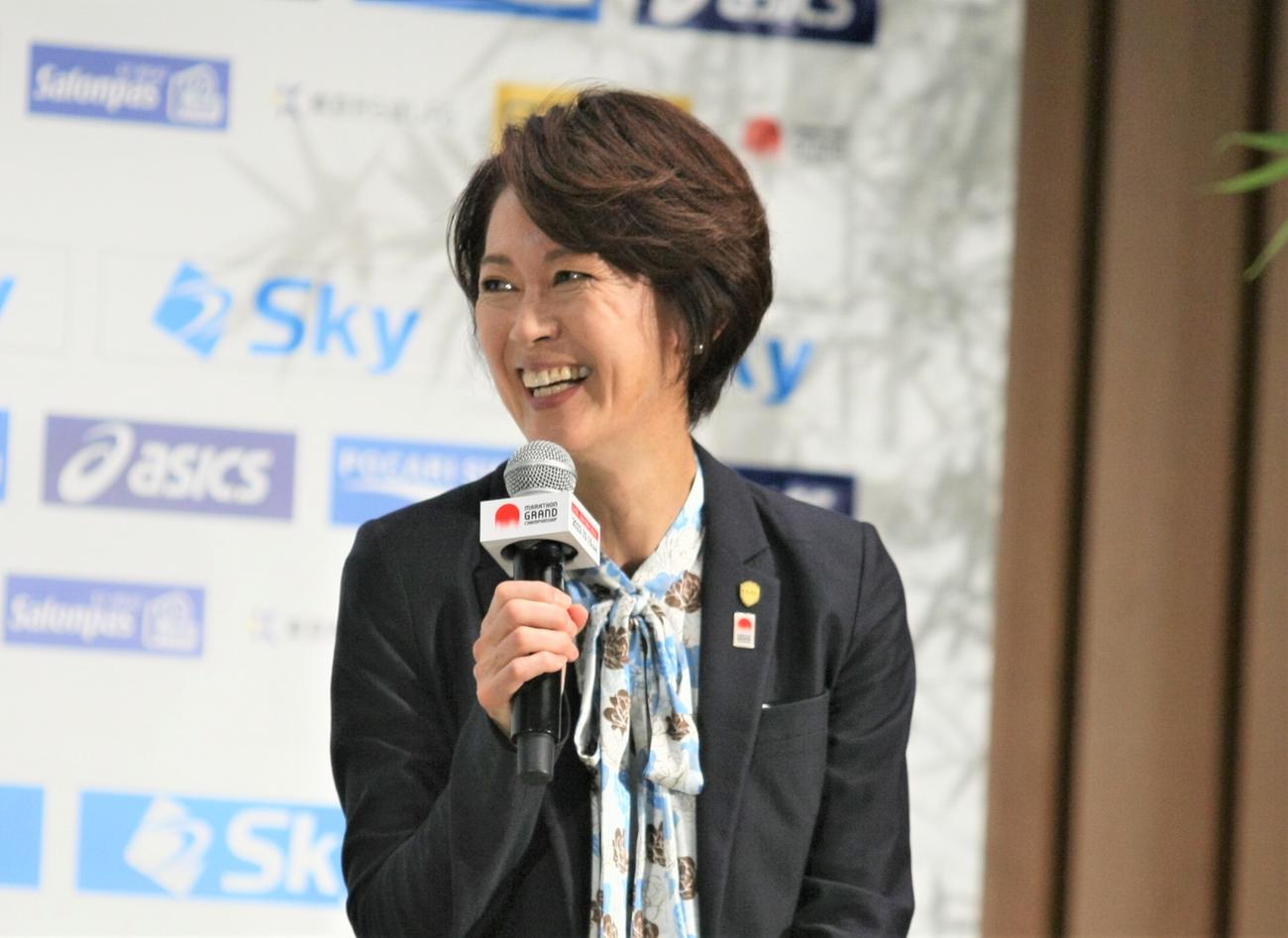有森裕子氏（2023年7月撮影）