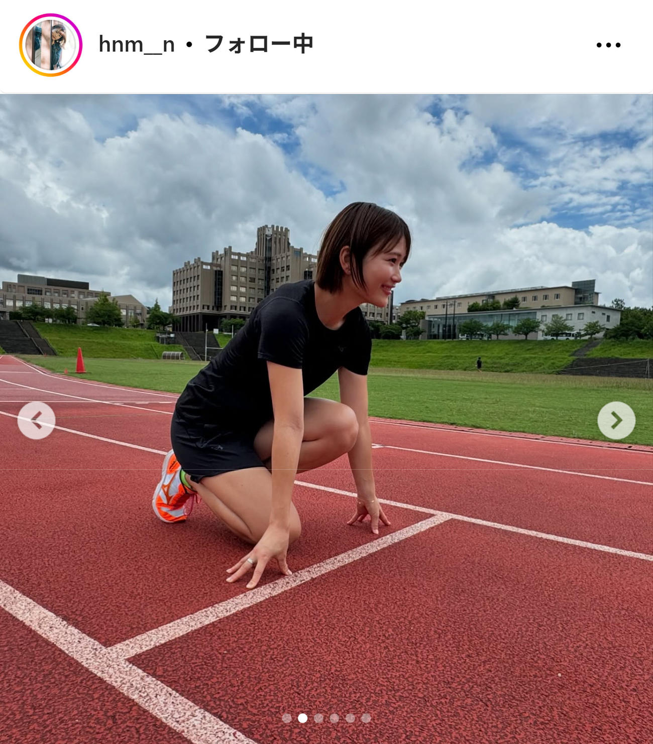 山中日菜美のインスタグラムから