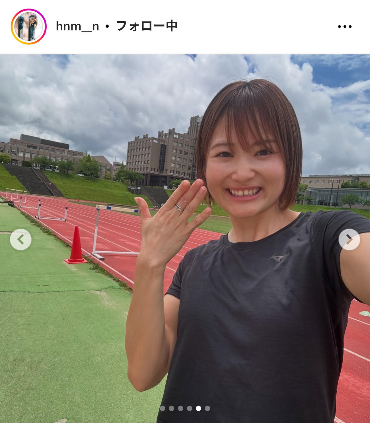 山中日菜美のインスタグラムから