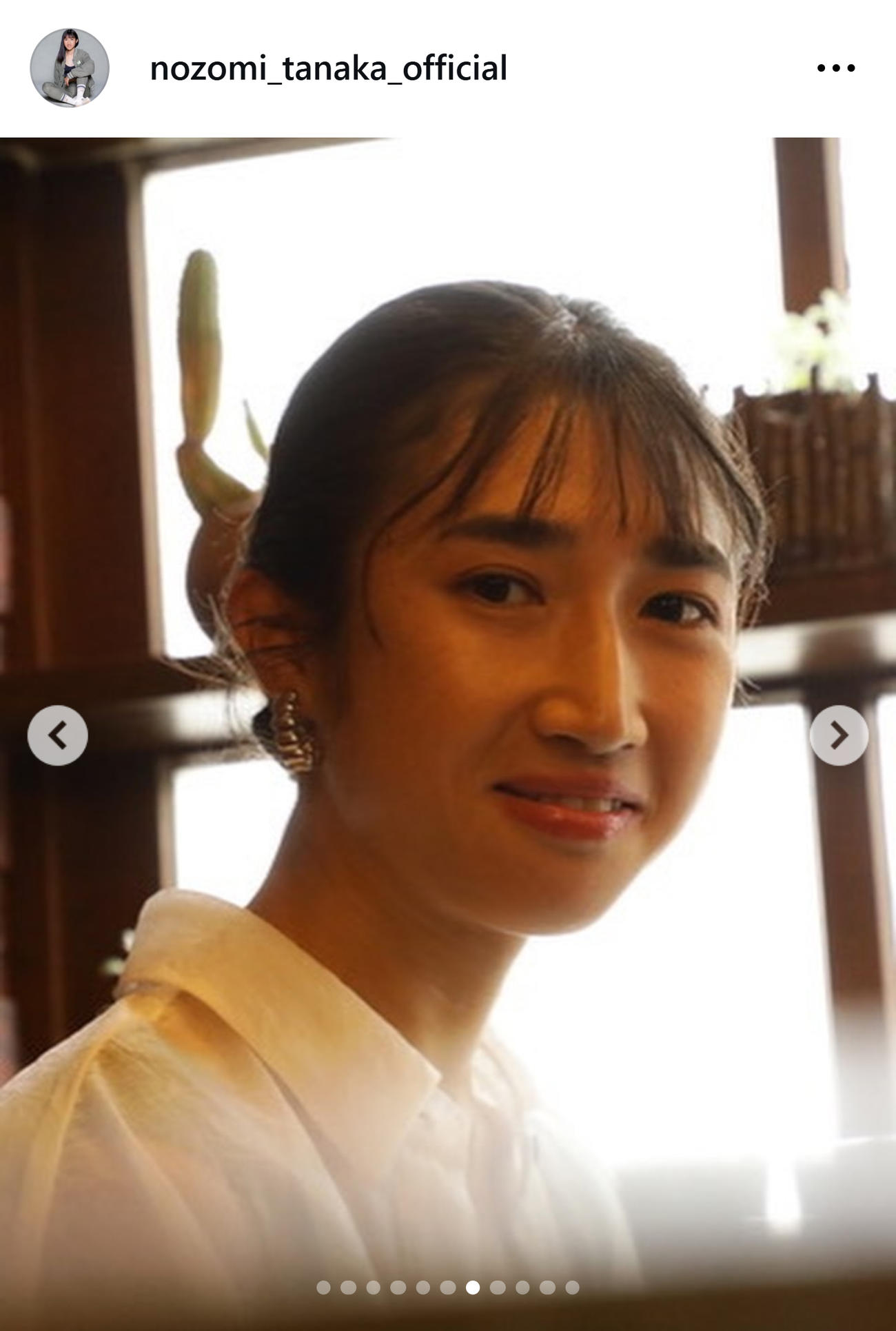 田中希実のインスタグラムから