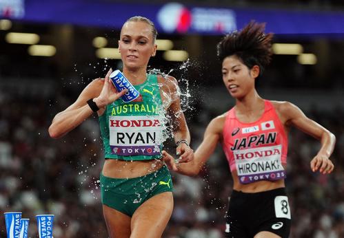 女子10000m　6位入賞の広中璃梨佳（ロイター）