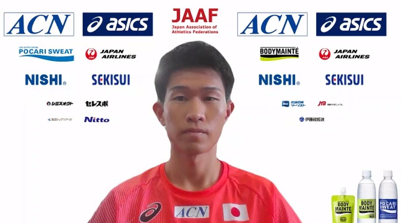 世界選手権に向けて思いを語る近藤亮太