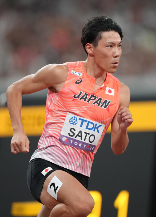 世界陸上】佐藤風雅が45秒10で予選敗退、準決勝に進めず 男子400m