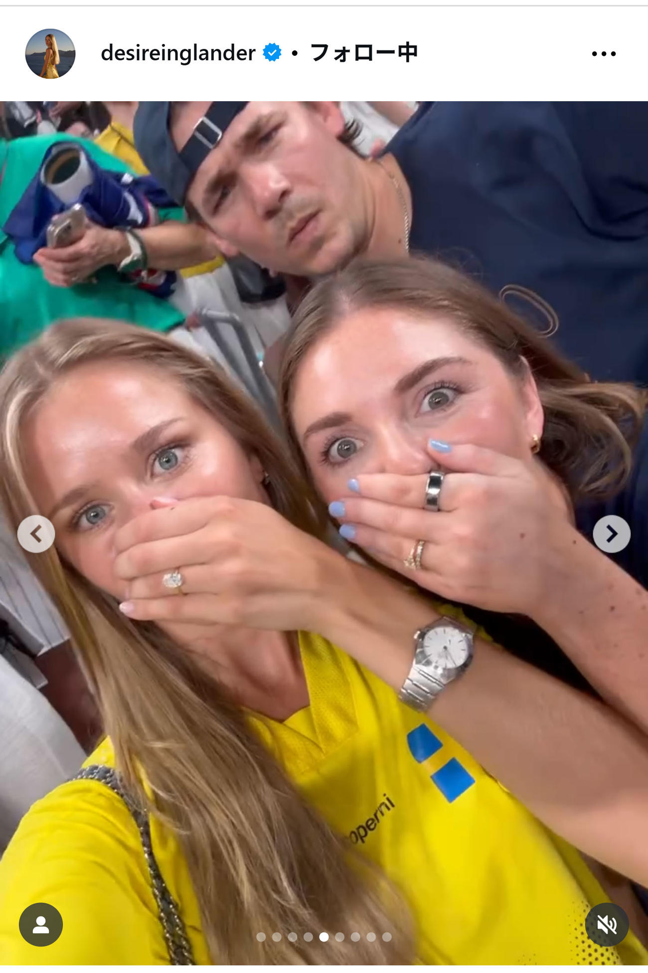 デシレ・イングランデルのインスタグラムから