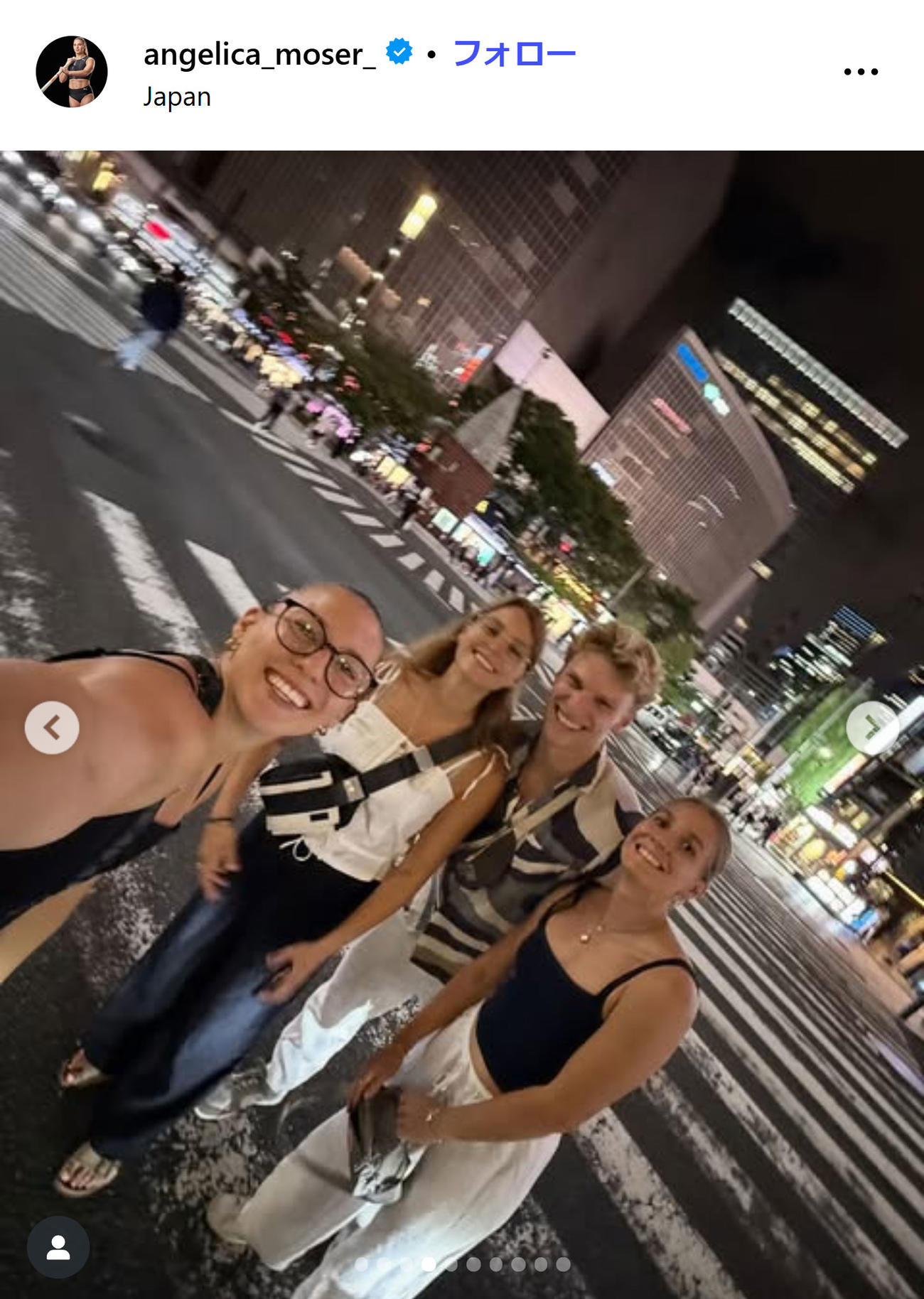 アンジェリカ・モザーのインスタグラムから