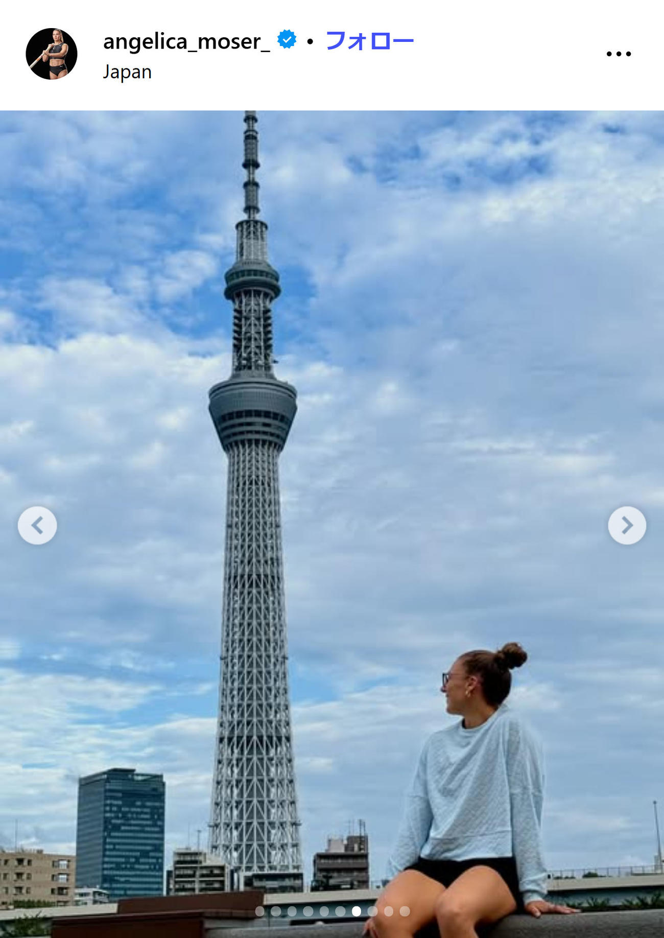 アンジェリカ・モザーのインスタグラムから