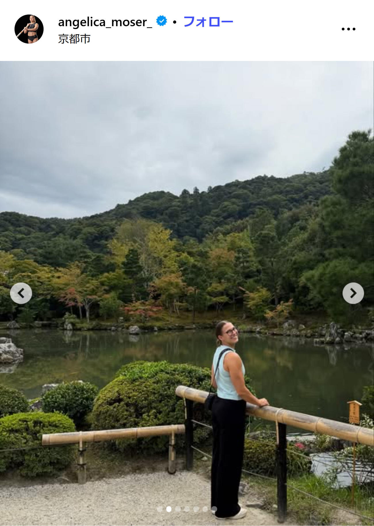 アンジェリカ・モザーのインスタグラムから