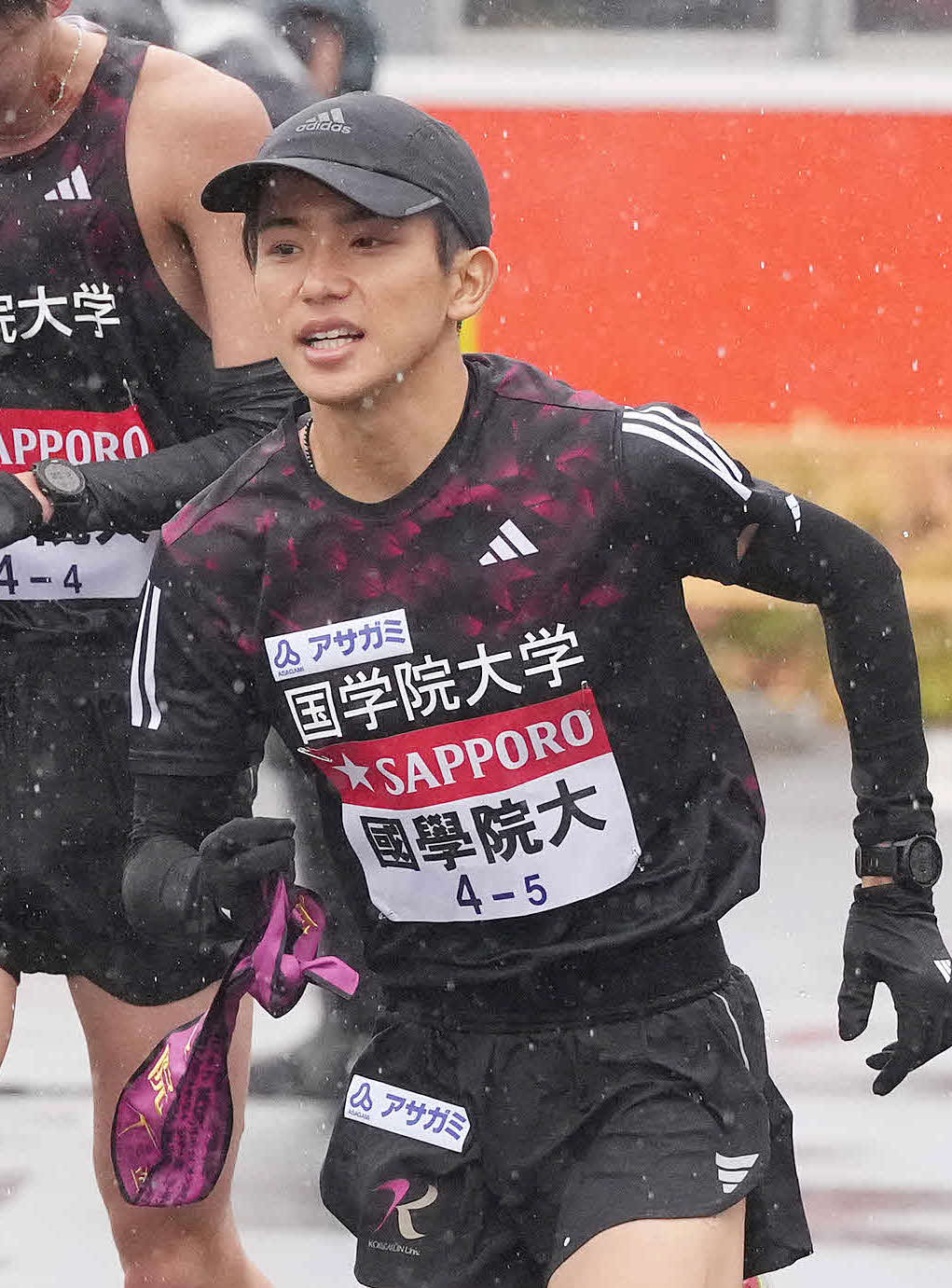 国学院大・上原琉翔（2024年1月2日撮影）