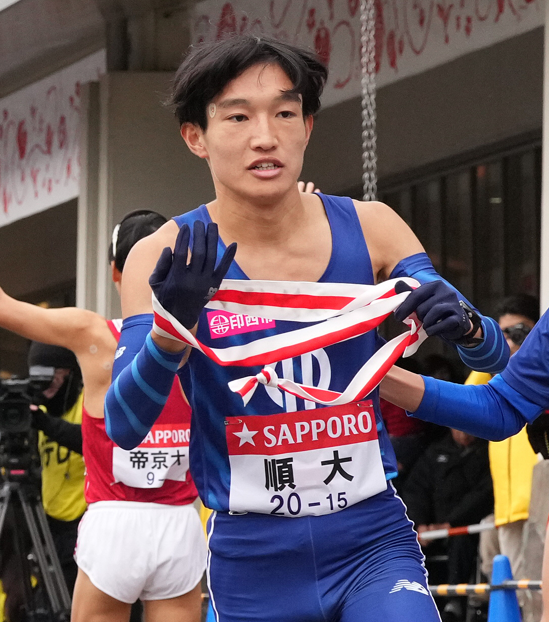 順大吉岡大翔（2025年1月3日撮影）
