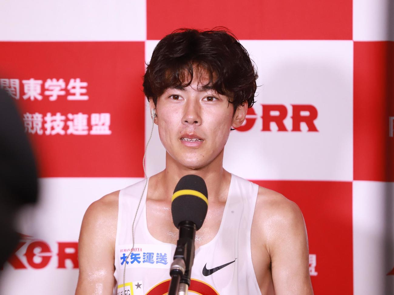 中大・吉居駿恭（2025年5月24日撮影）