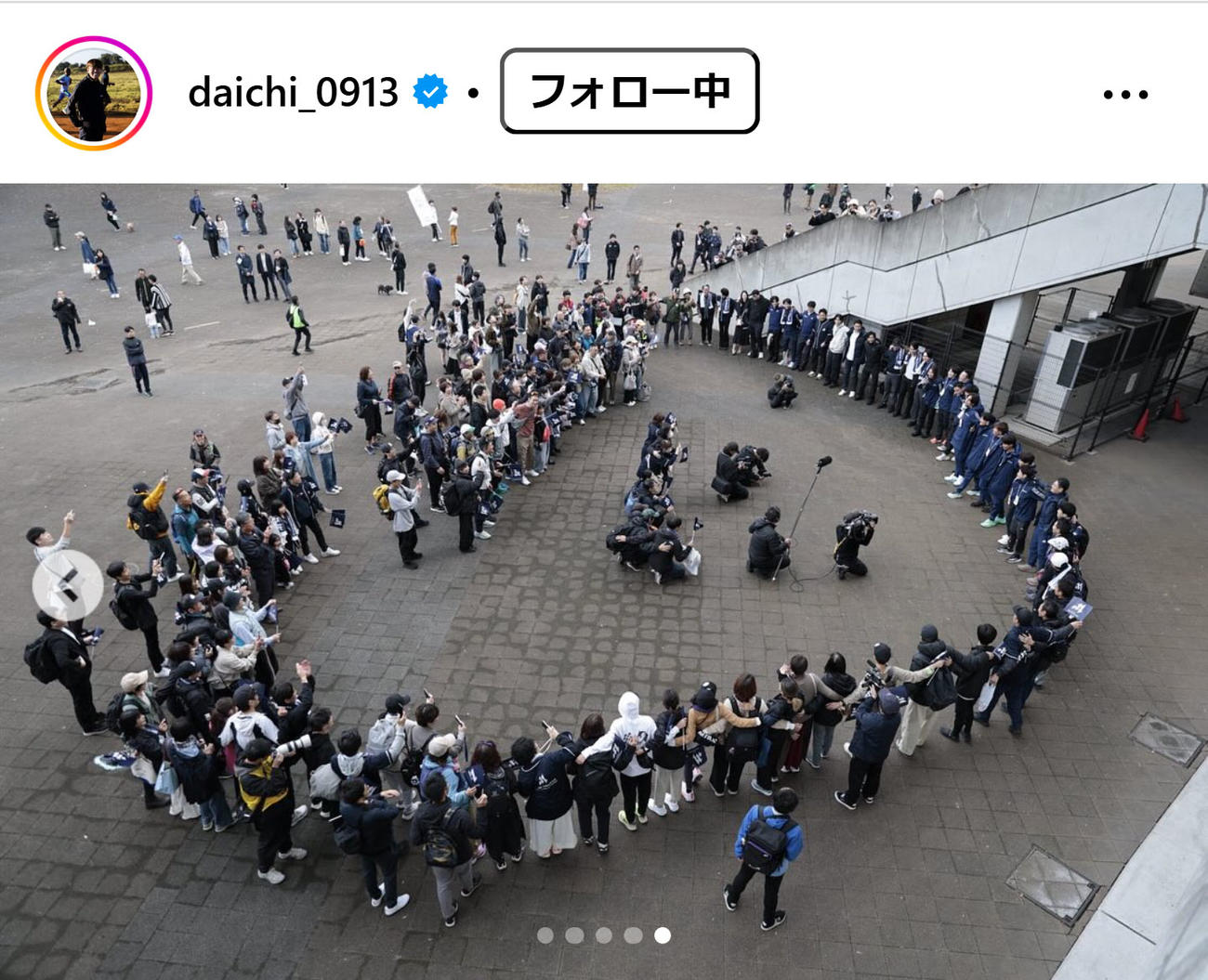 神野大地のインスタグラムから