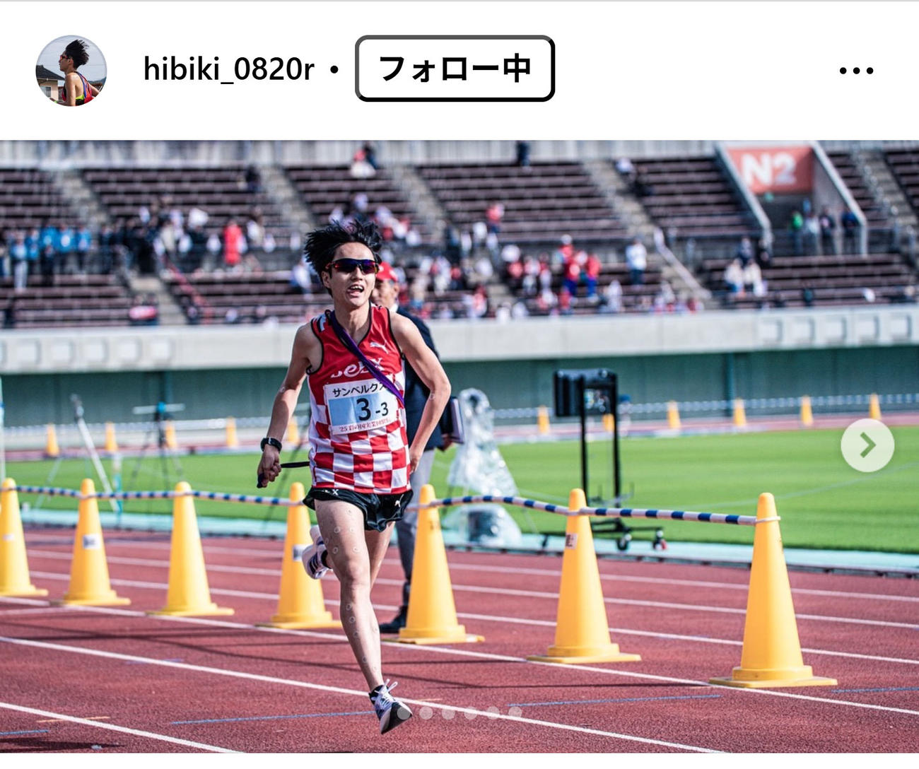 吉田響のインスタグラムから