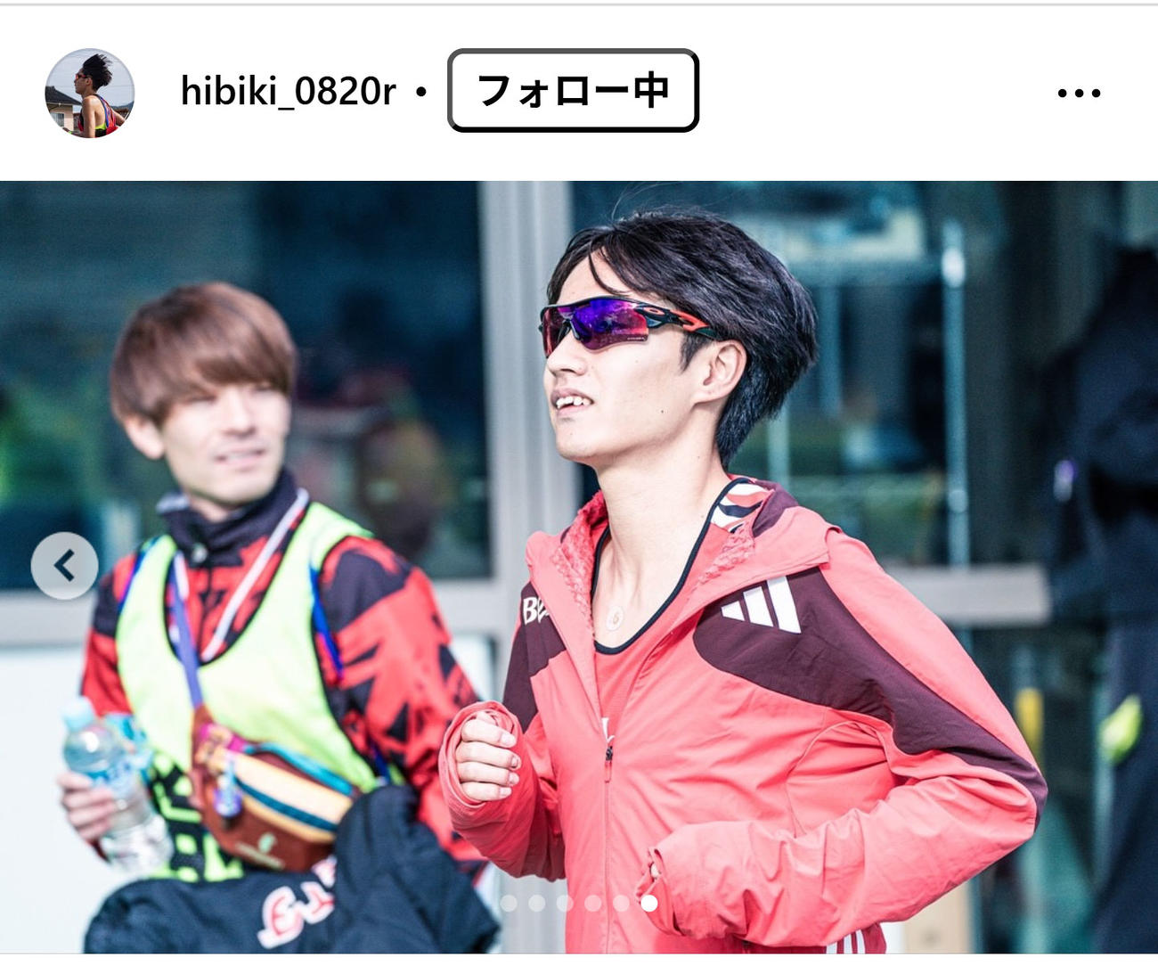 吉田響のインスタグラムから