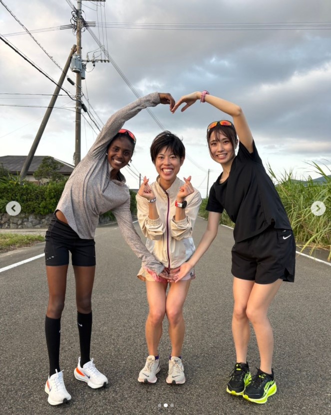 日本郵政グループ女子陸上部のインスタグラムから