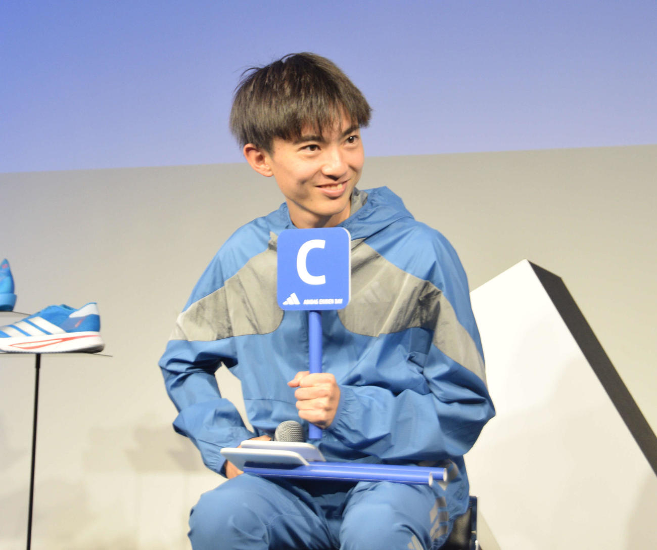 イベントに登壇したロジスティード平林（撮影・泉光太郎）