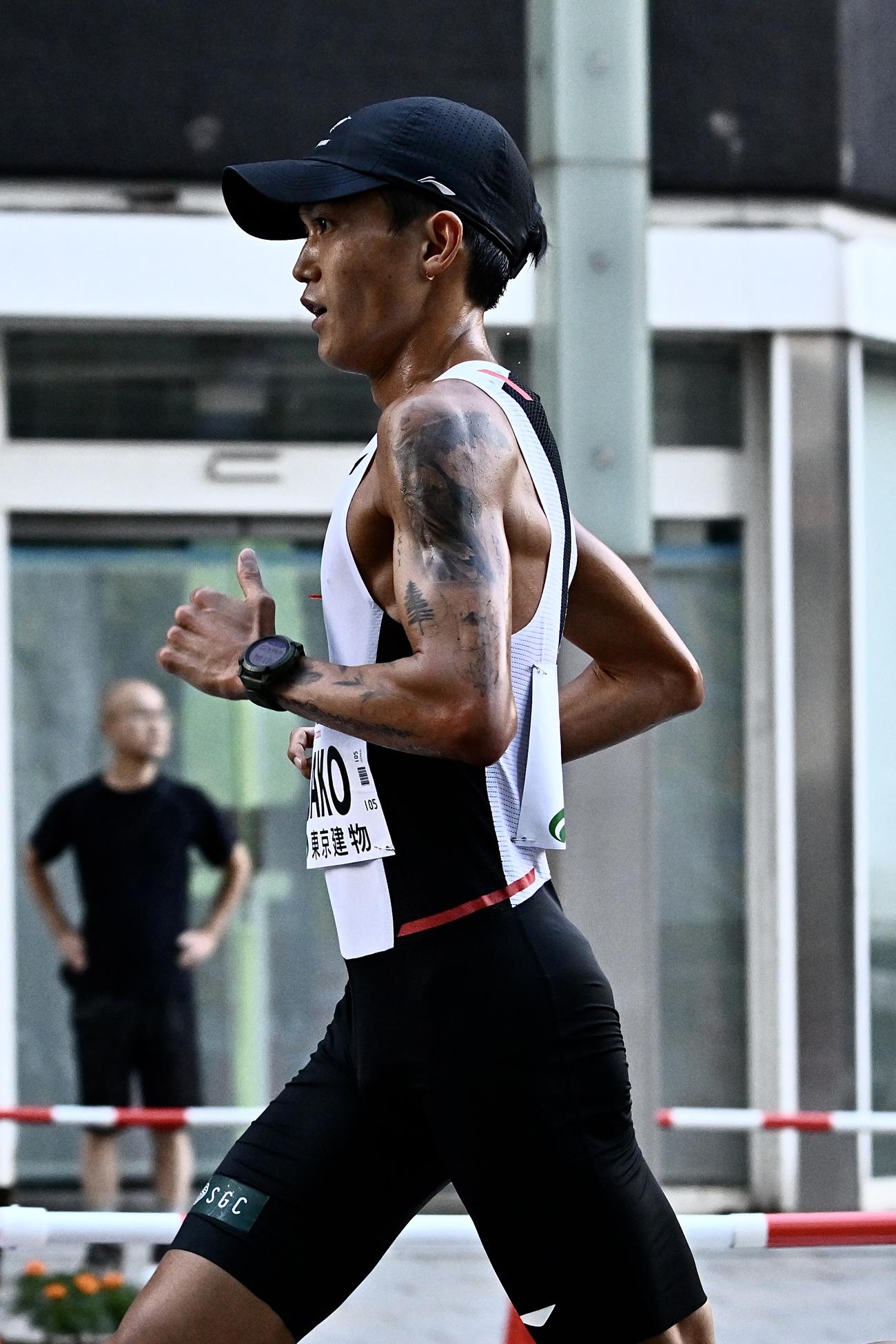陸上男子長距離の大迫（2025年10月撮影）