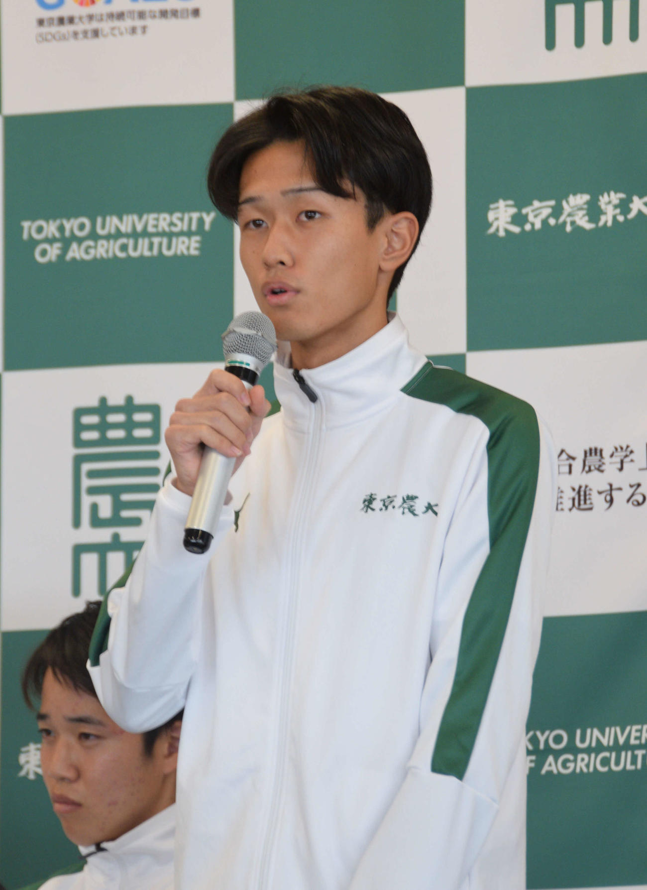2年ぶりの箱根駅伝に意気込んだ東農大・前田（撮影・泉光太郎）
