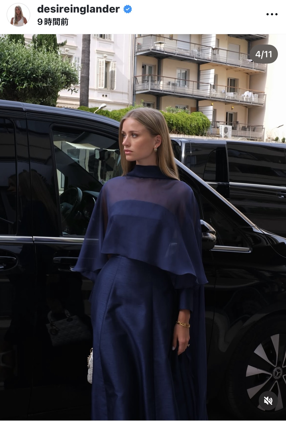 デシレ・イングランデルさんのインスタグラムから