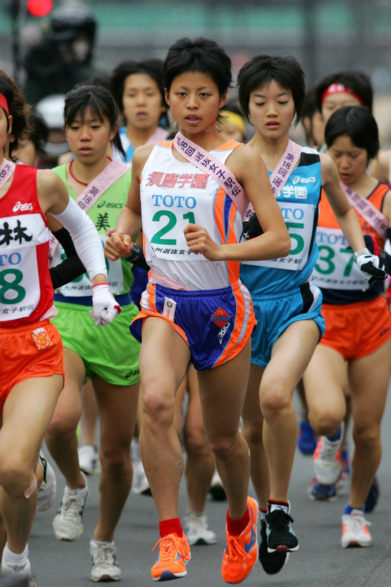須磨学園時代の小林祐梨子さん（2007年1月21日撮影）