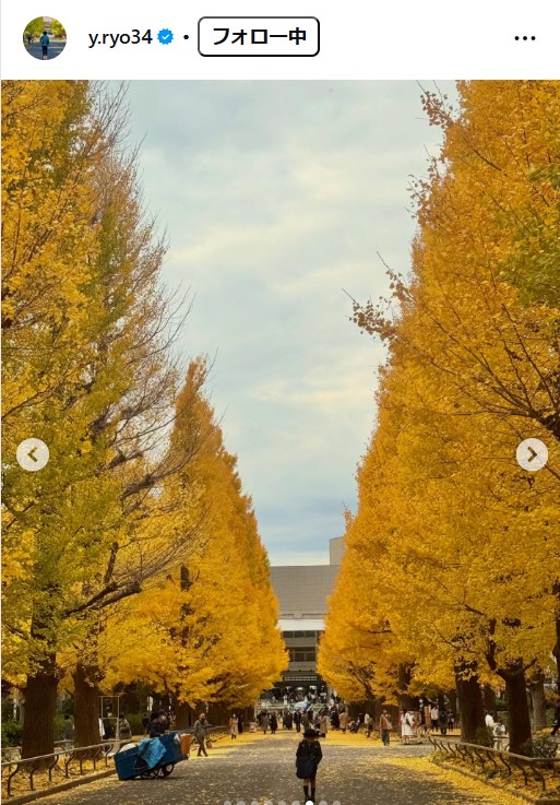 山縣亮太のインスタグラムから