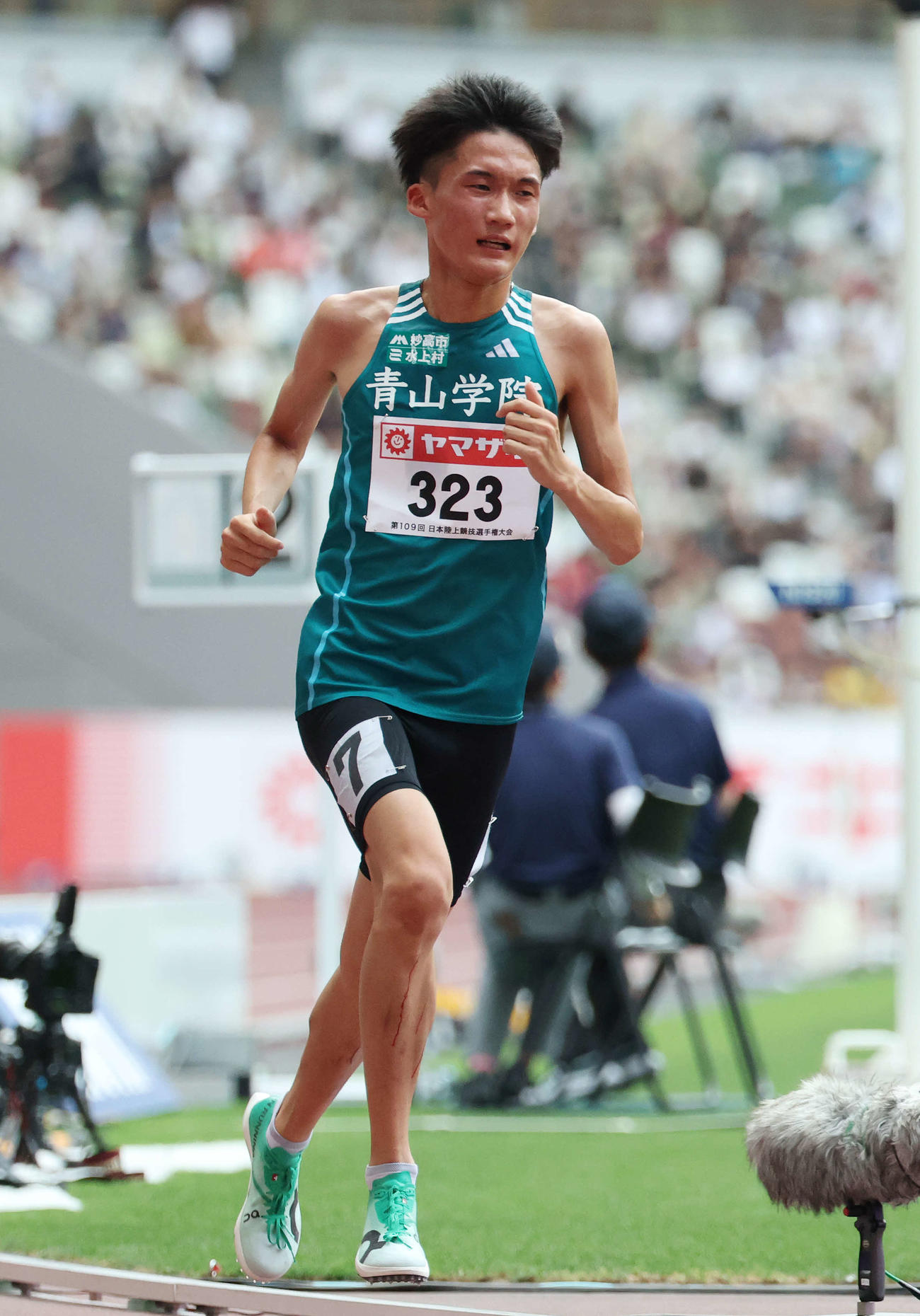 青学大・折田壮太（2025年7月撮影）