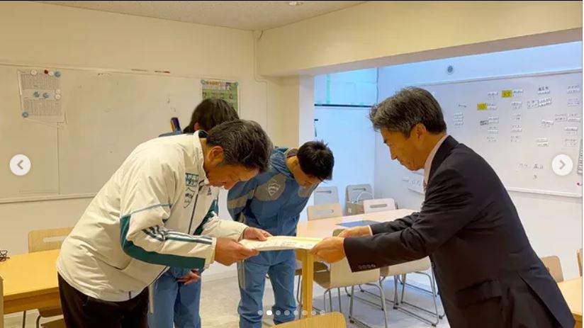 片岡聡一市長のインスタグラムから