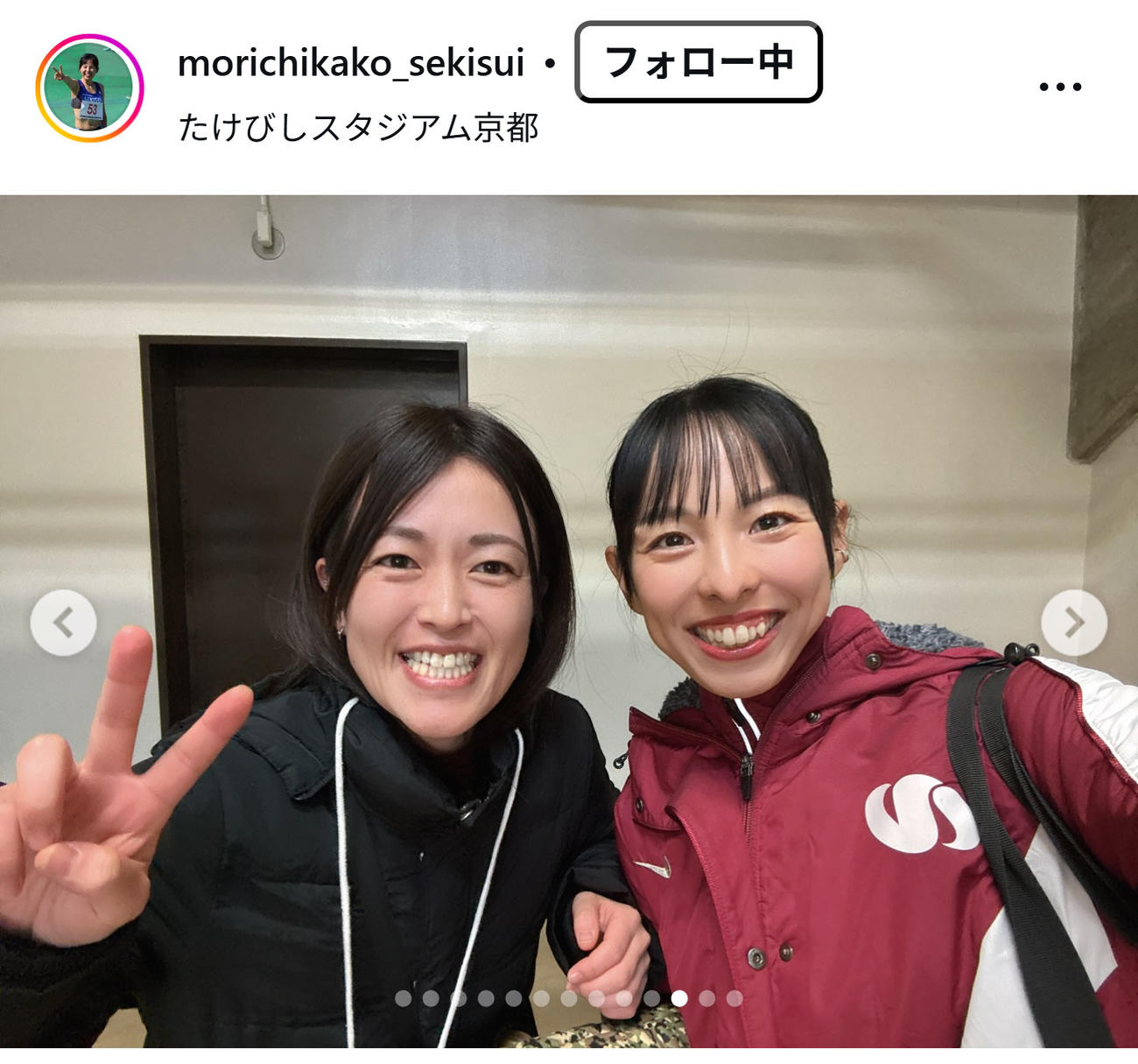森智香子のインスタグラムから