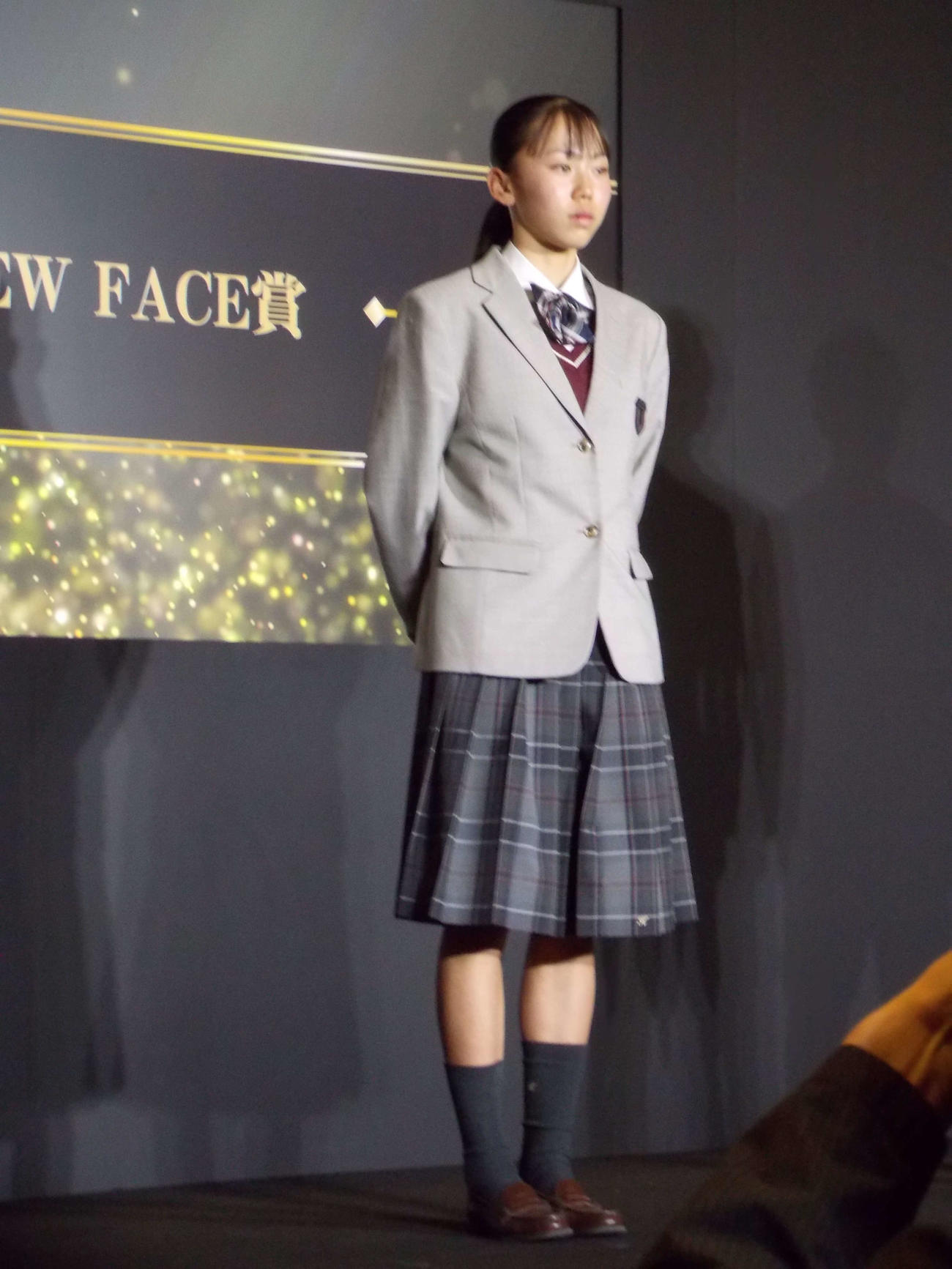 ナンバー・スポ－ツ・オブ・ザ・イヤーで「NEW FACE賞」を受賞した久保凛（撮影・松本航）