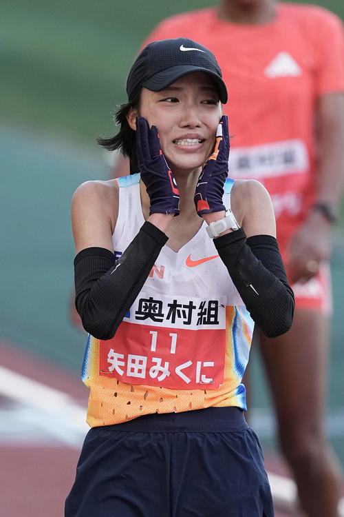 日本人トップの4位でゴールした矢田（撮影・前田充）
