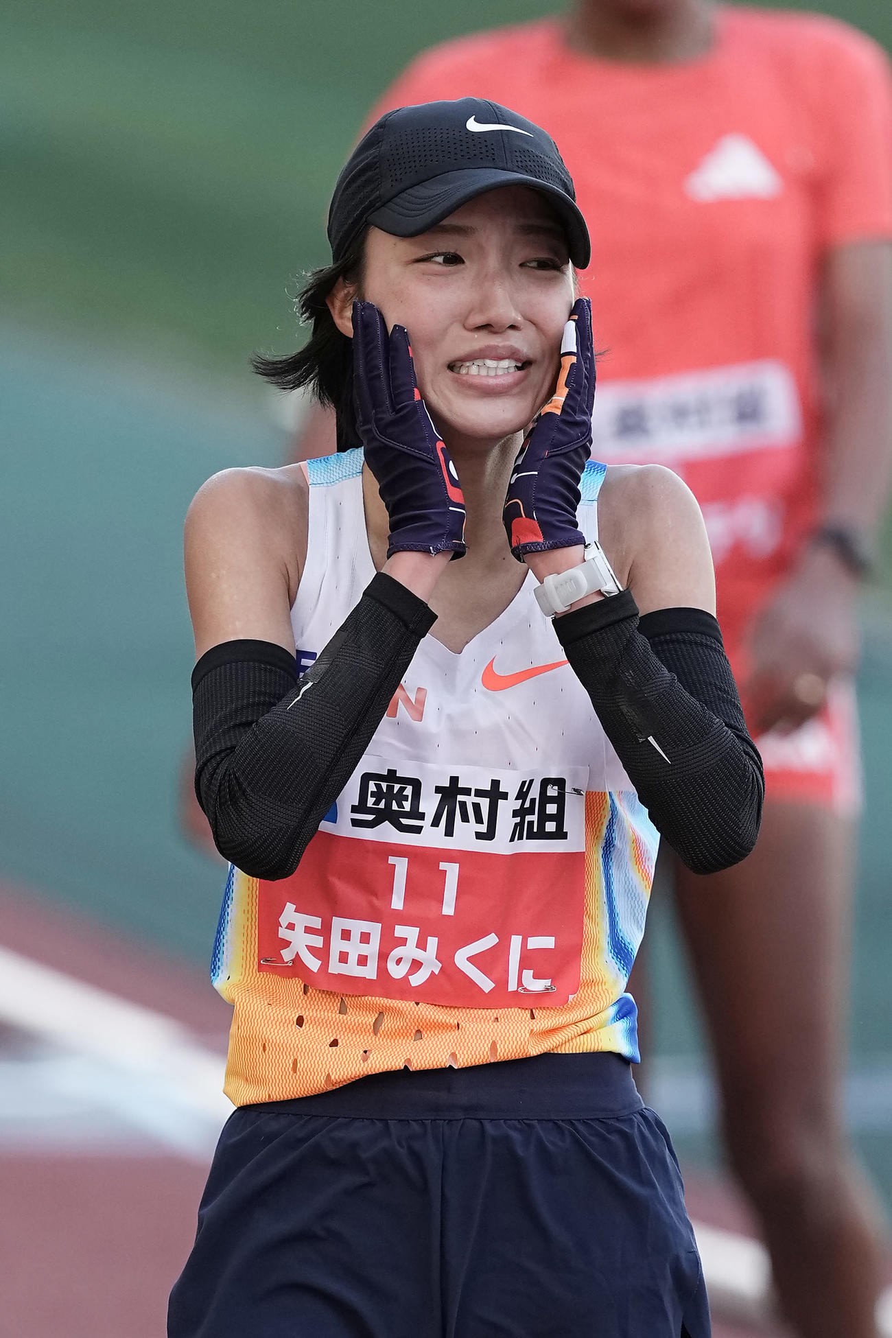 日本人トップの4位でゴールした矢田（撮影・前田充）
