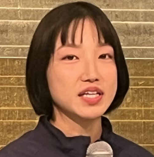 大阪国際女子マラソンの一夜明け会見に出席した矢田みくに（撮影・竹本穂乃加）＝2026年1月26日、大阪市内