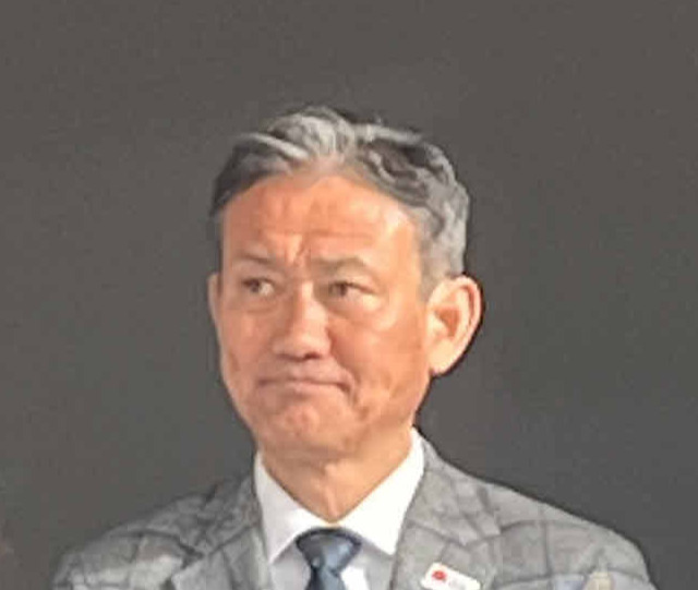 日本陸連の高岡寿成シニアディレクター（2025年撮影）