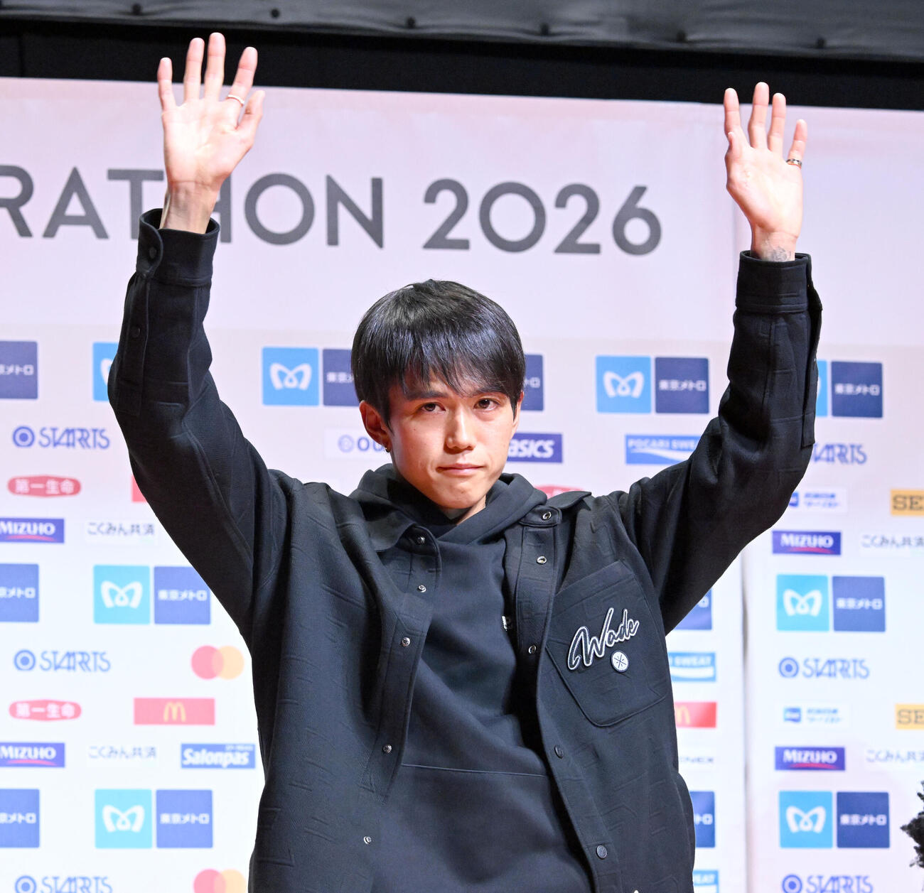 東京マラソン2026ファンミーティングに参加した大迫傑（撮影・千葉一成）