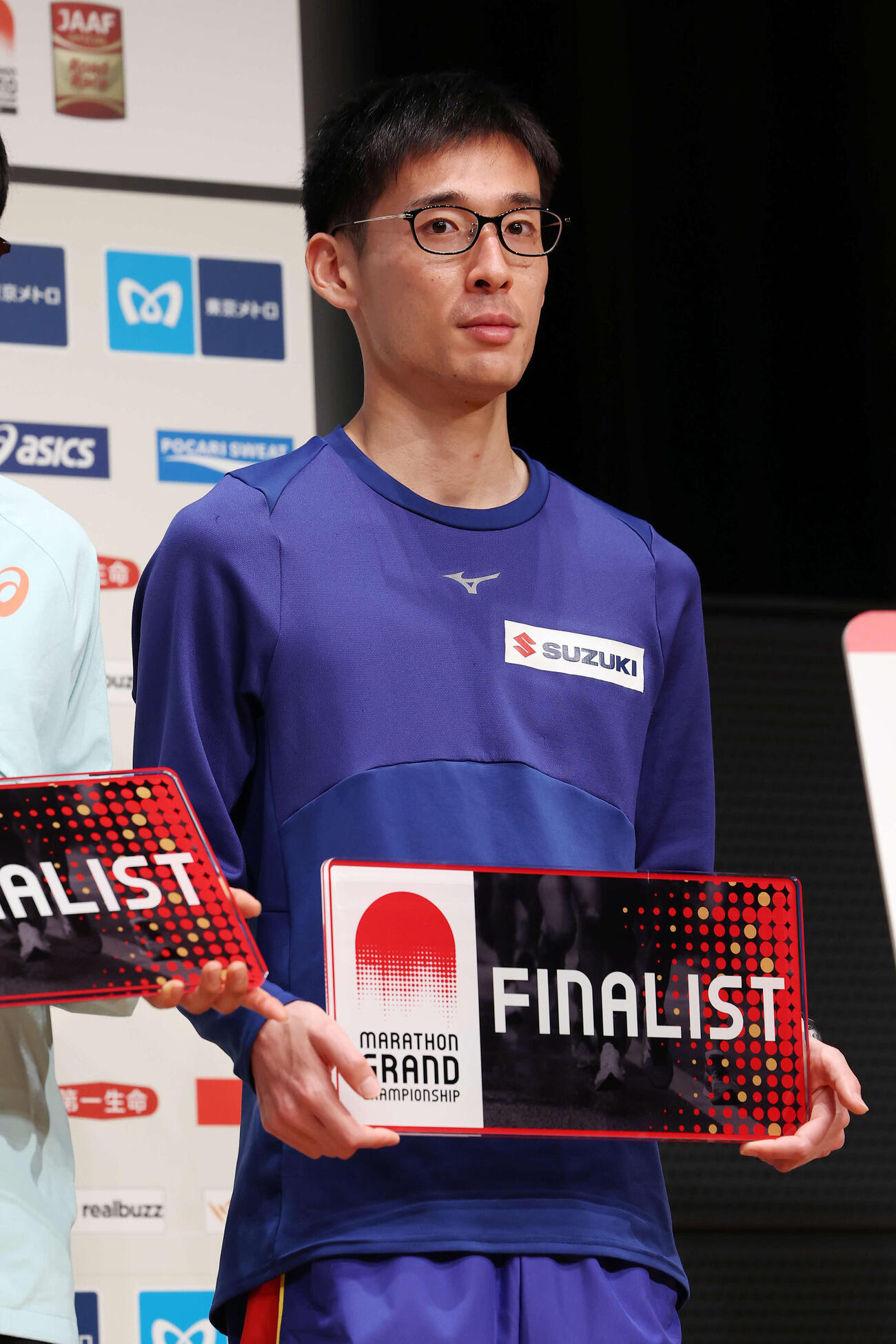 東京マラソン2026 MGC出場権を獲得し笑顔を見せる藤村（撮影・宮地輝）
