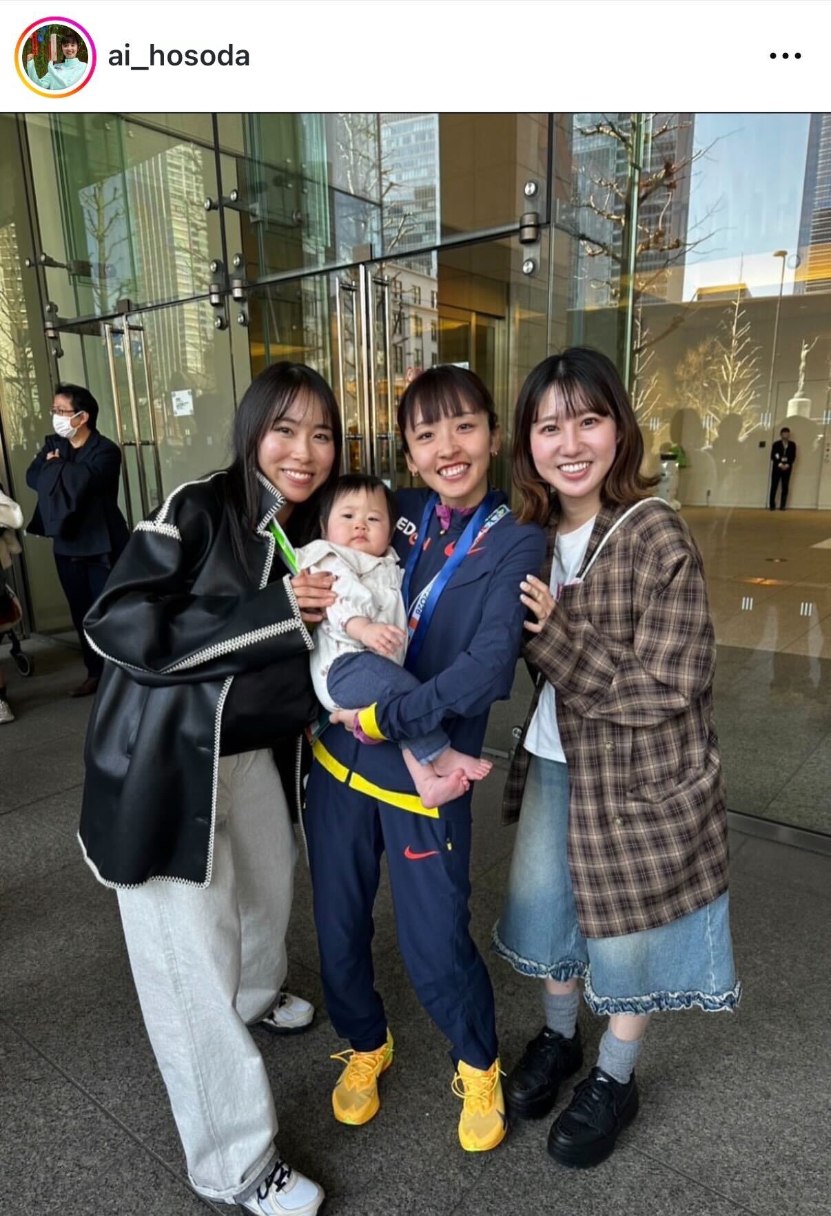 細田あいのインスタグラムから