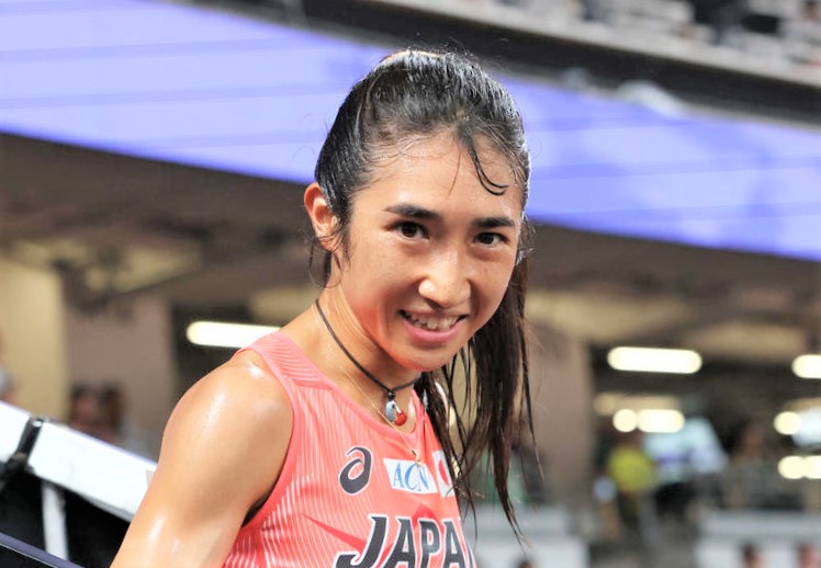 陸上女子中長距離の田中希実（2025年9月撮影）
