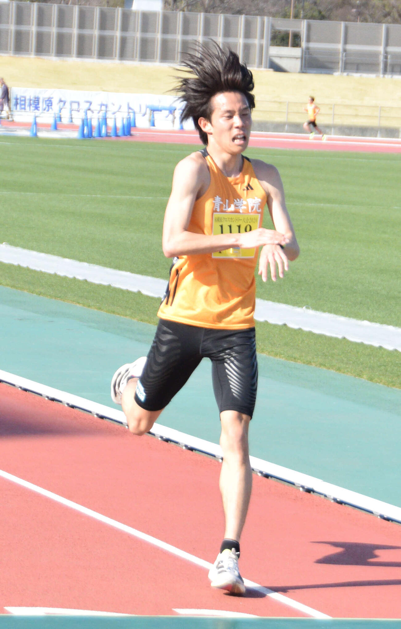 7位だった青学大の中村（撮影・泉光太郎）