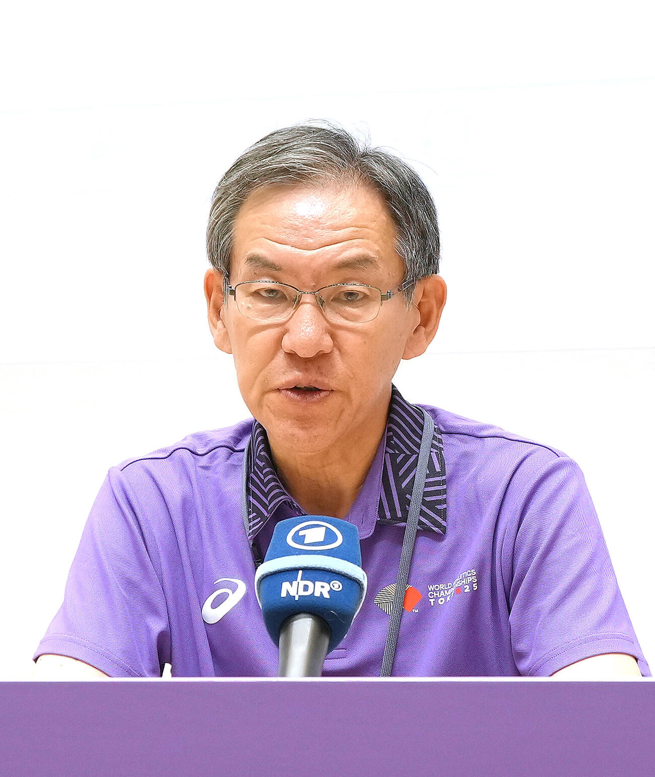 東京2025世界陸上財団の武市事務総長（2025年9月3日撮影）