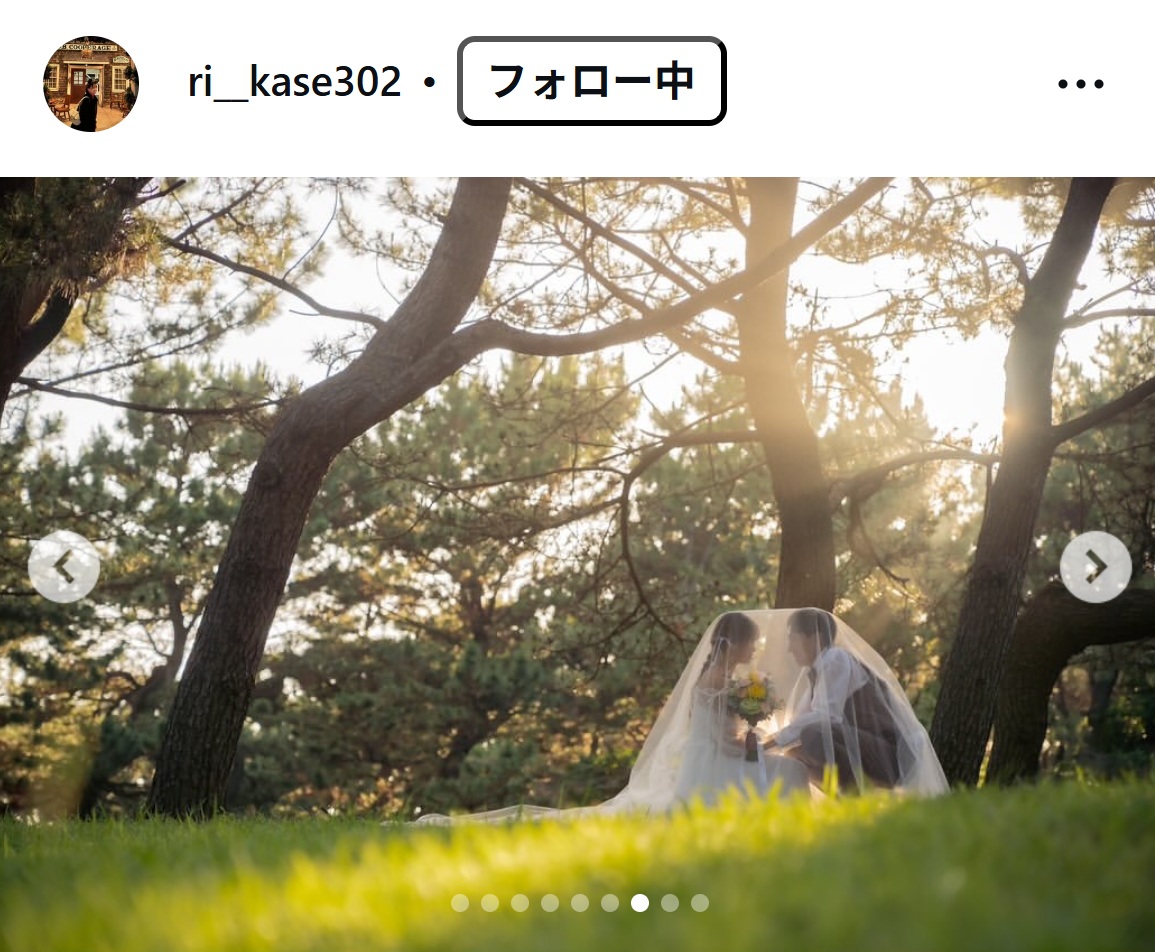 加世田梨花のインスタグラムから